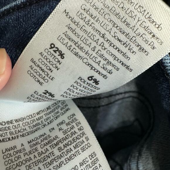 Mother The Looker Ankle Jean  River Rule Stretch High Rise women's 26 - Picture 14 of 15